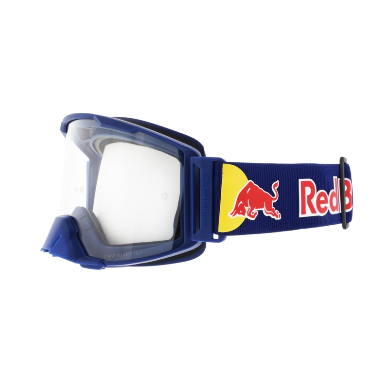Очила за мотокрос Red Bull Spect STRIVE S тъмно сини с прозрачни лещи