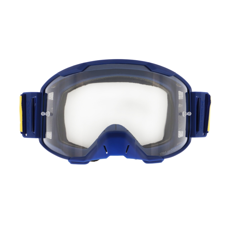 Очила за мотокрос Red Bull Spect STRIVE S тъмно сини с прозрачни лещи