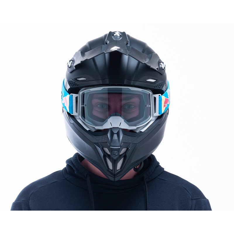 Очила за мотокрос Red Bull Spect STRIVE S сиви с опушено стъкло