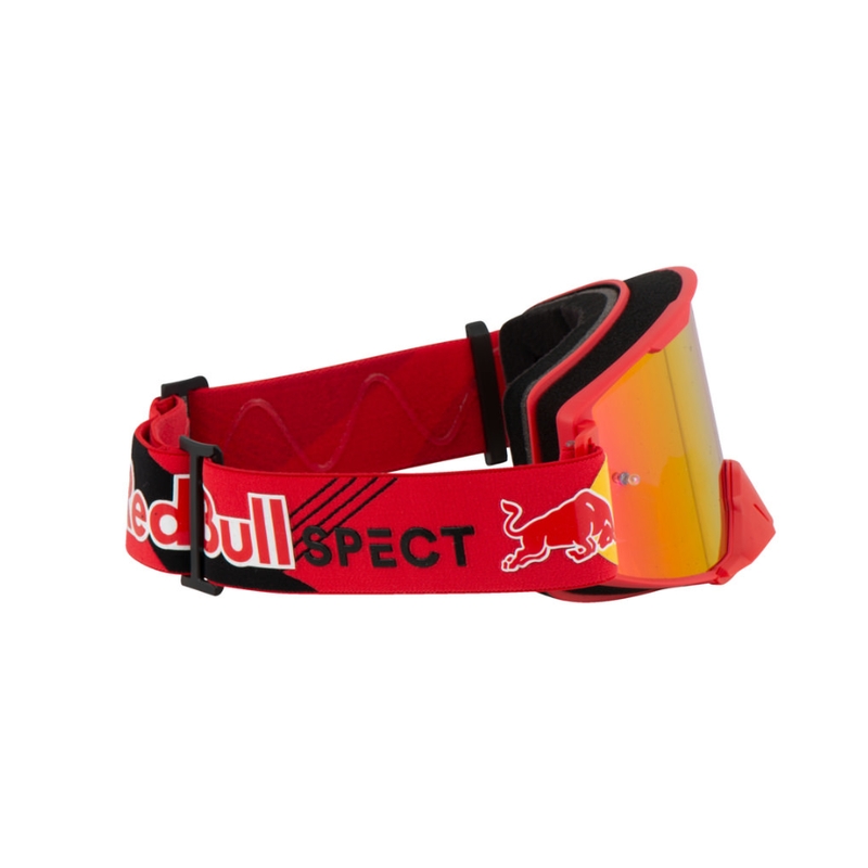 Очила за мотокрос Red Bull Spect STRIVE S червени с червена леща