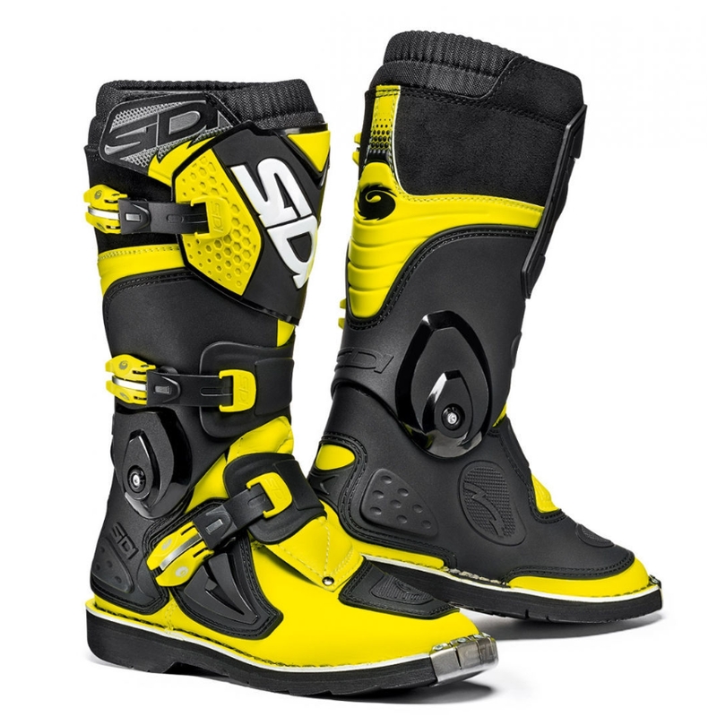 Детски обувки за мотокрос Sidi Flame fluo yellow-black