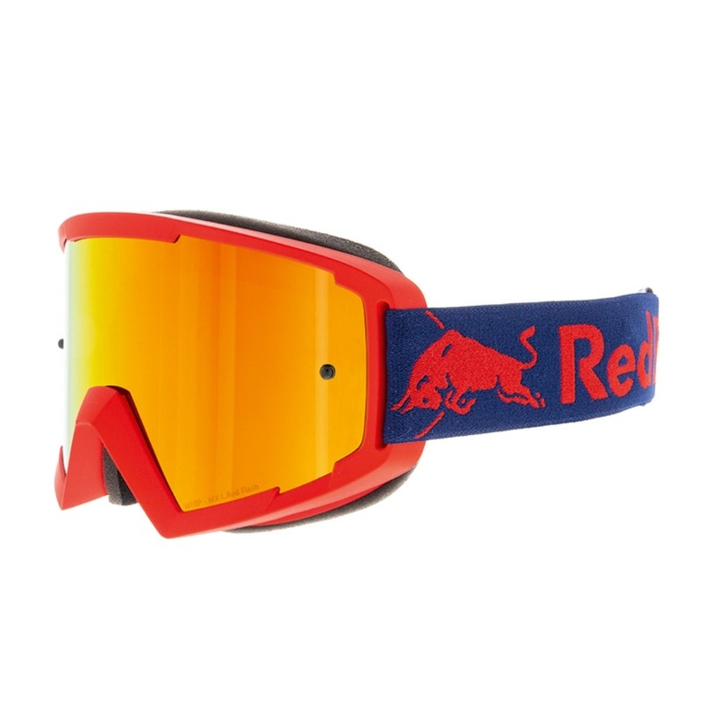 Очила за мотокрос Red Bull Spect WHIP червени с оранжеви лещи