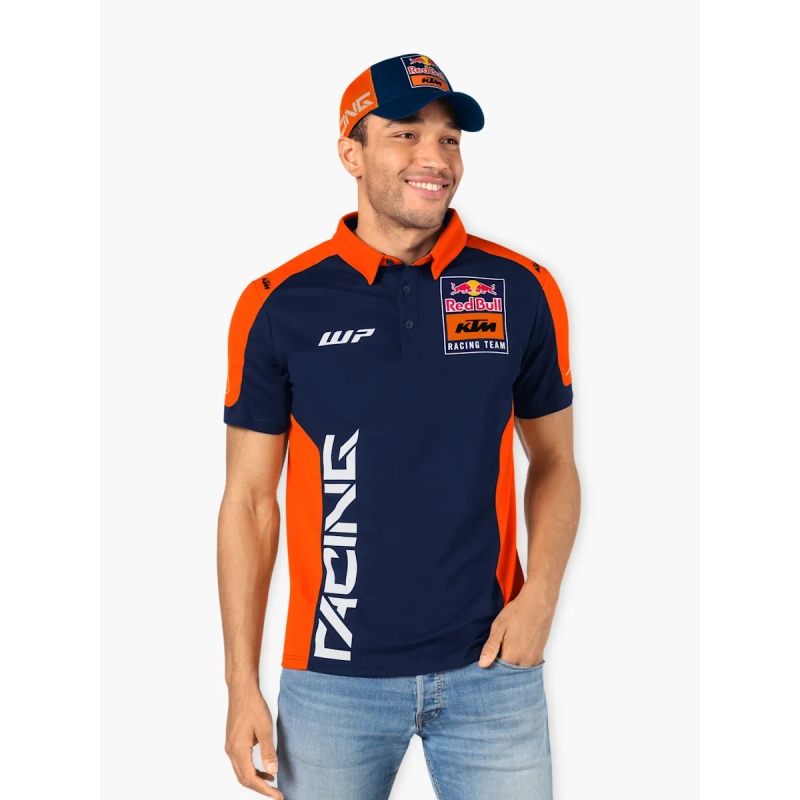 Поло риза KTM Replica Team синьо-оранжева разпродажба