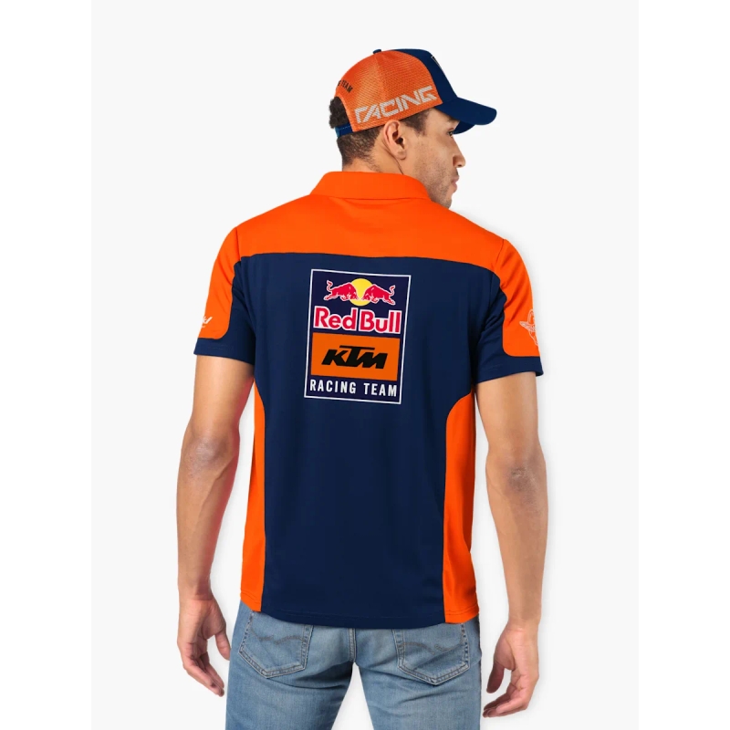 Поло риза KTM Replica Team синьо-оранжева разпродажба
