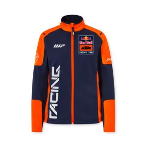 Дамско софтшел яке KTM Replica Team синьо-оранжево