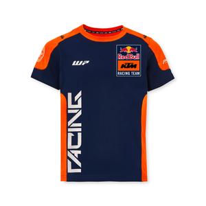 Детска тениска KTM Replica Team синьо-оранжева