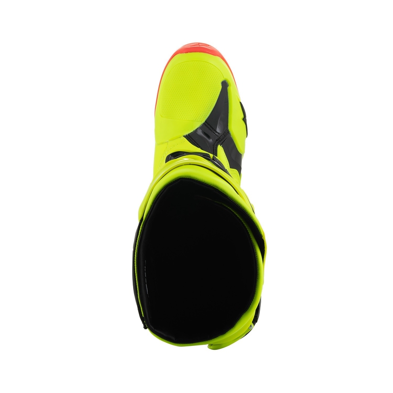 Мотоциклетни ботуши Alpinestars Tech 10, жълти, флуоресцентни, черни, флуоресцентни