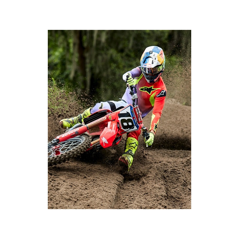 Мотоциклетни ботуши Alpinestars Tech 10, жълти, флуоресцентни, черни, флуоресцентни