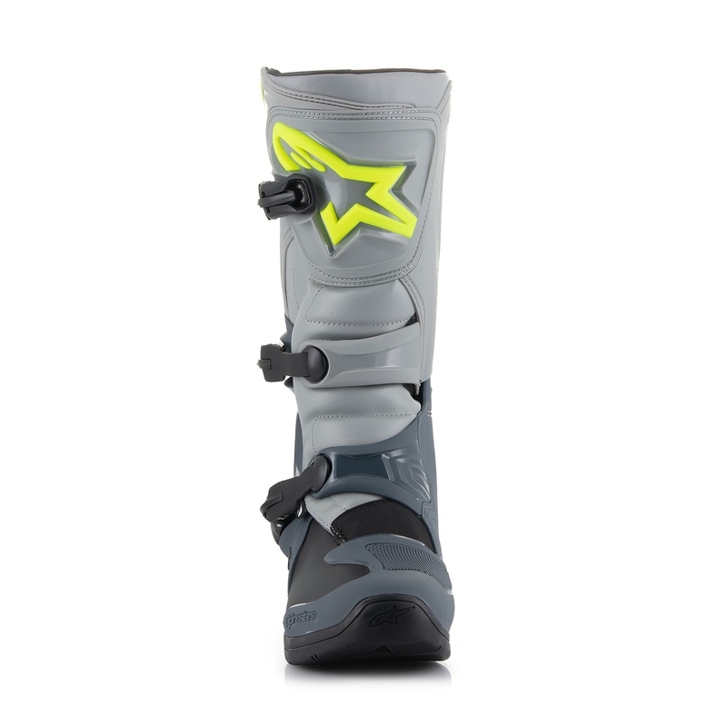 Alpinestars Tech 3 light grey-black-fluo yellow мотоциклетни ботуши