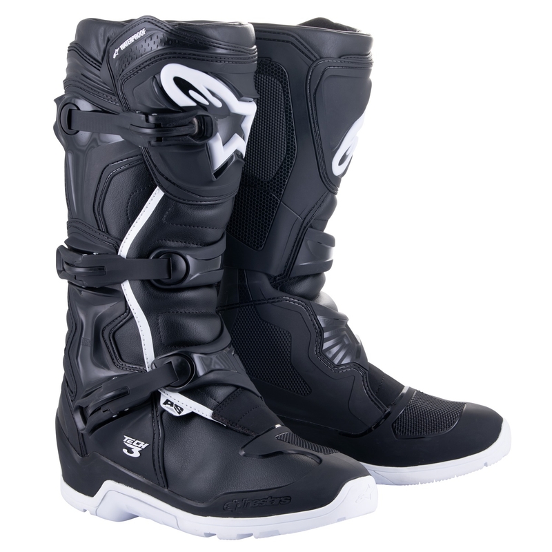 Мотоциклетни ботуши Alpinestars Tech 3 Enduro, водоустойчиви, черно-бели