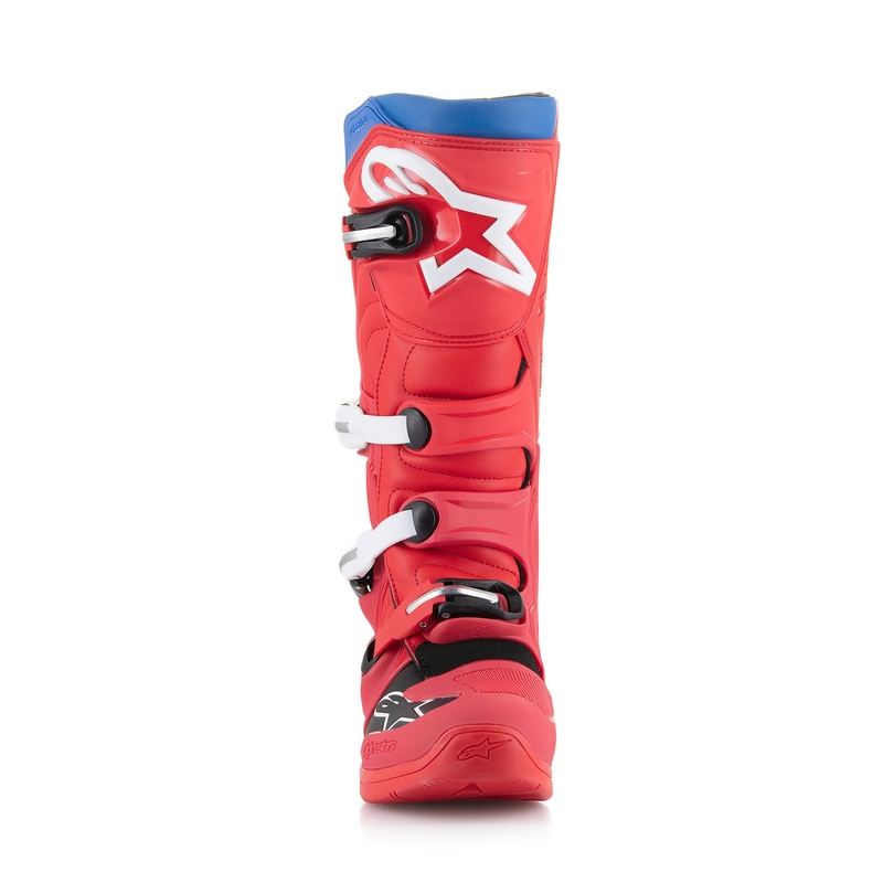 Мотоциклетни ботуши Alpinestars Tech 5 червено-синьо-бяло-черно