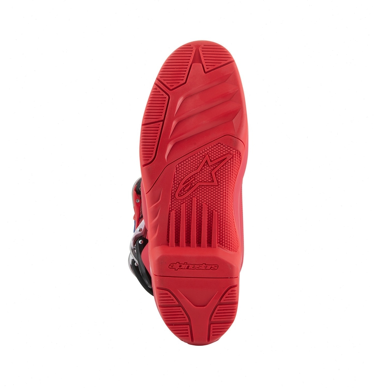 Мотоциклетни ботуши Alpinestars Tech 5 червено-синьо-бяло-черно