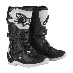 Alpinestars Tech 3S Youth 2024 White and Black Мотоциклетни ботуши за деца