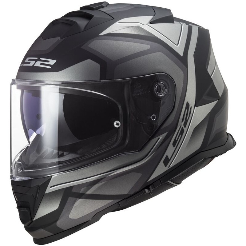 LS2 FF800 Storm II Faster интегрална мотоциклетна каска титаниев мат