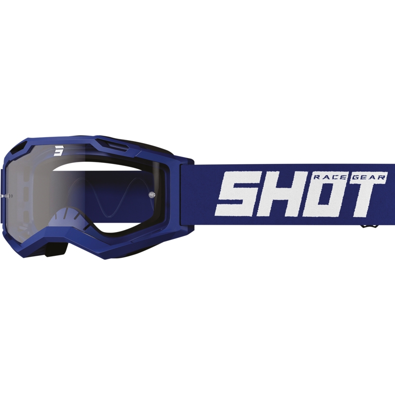 Детски очила за мотокрос Shot Rocket Kid 2.0 blue (прозрачен плексиглас)