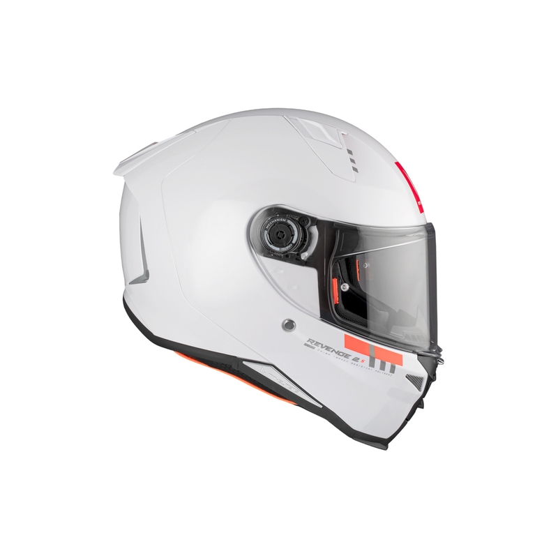 MT REVENGE 2 S SOLID A0 интегрална мотоциклетна каска лъскава бяла
