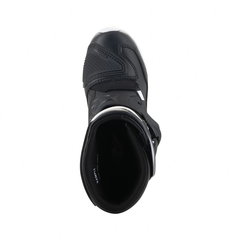 Детски мотоциклетни ботуши Alpinestars Tech 3S, бяло-черни