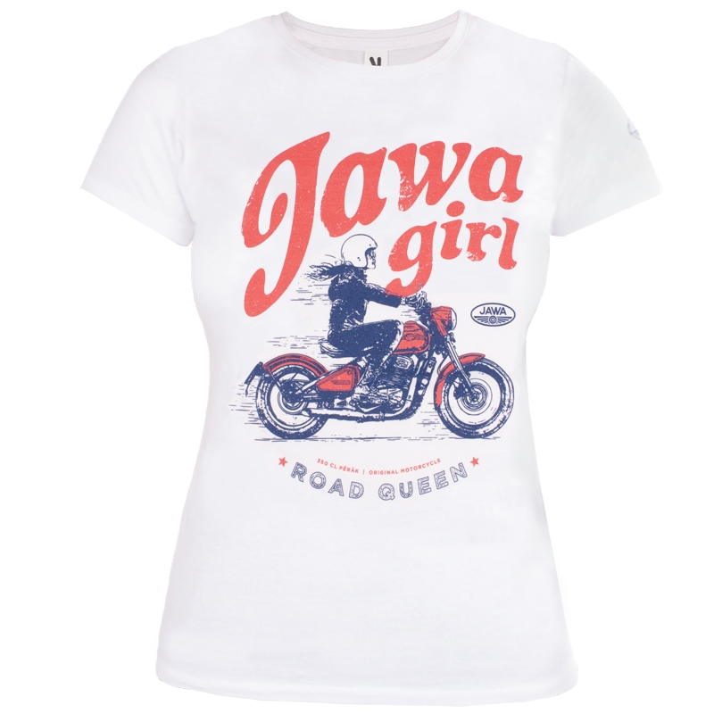 Дамска тениска JAWA Girl white