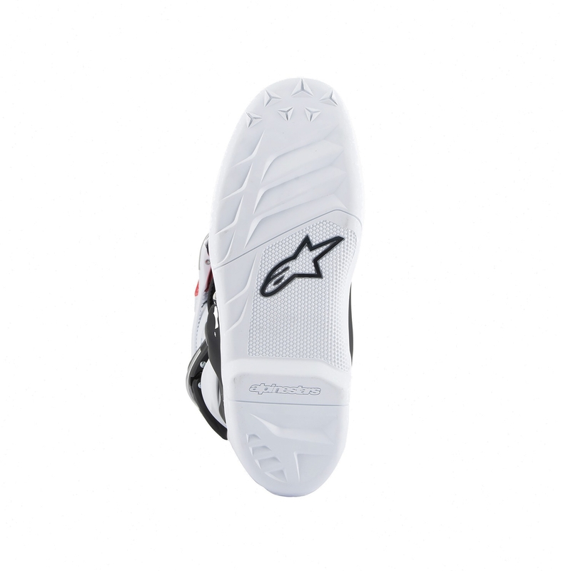 Детски мотокрос ботуши Alpinestars Tech 7 S, бяло-черно-червено-синьо-лилаво
