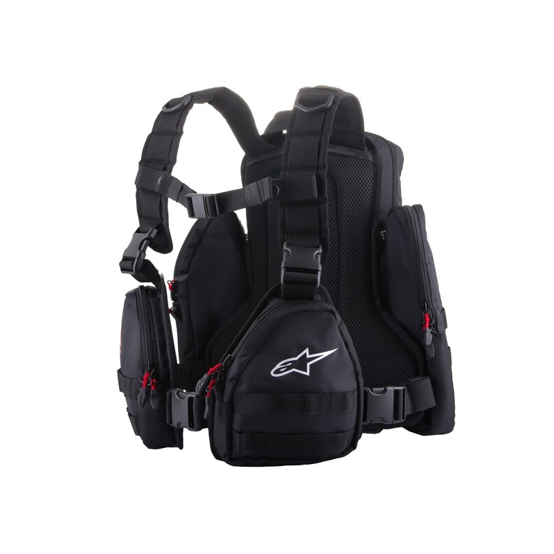 Тактическа раница Alpinestars Techdura, черно-бяла, 9 л