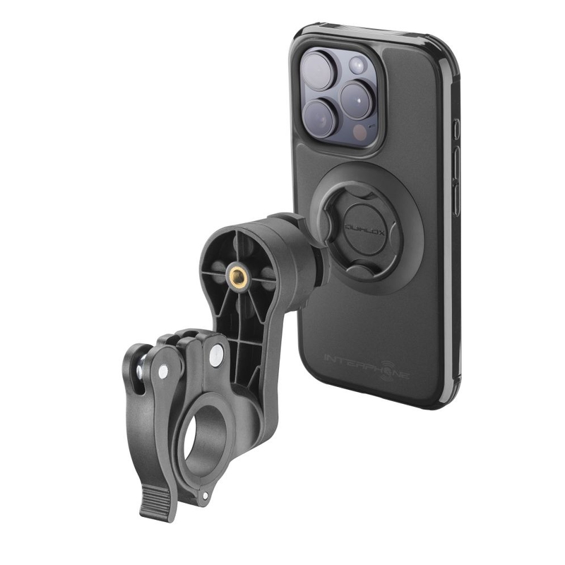 Защитен калъф Interphone QUIKLOX Tetraforce - Apple iPhone 15 Pro черен