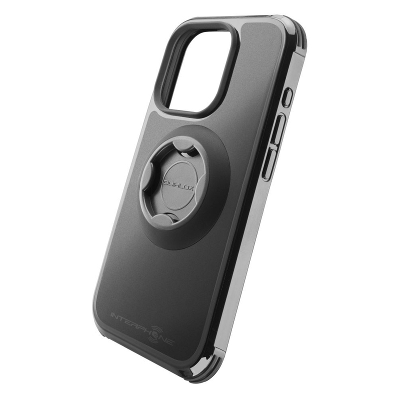Защитен калъф Interphone QUIKLOX Tetraforce - Apple iPhone 15 Pro Max черен