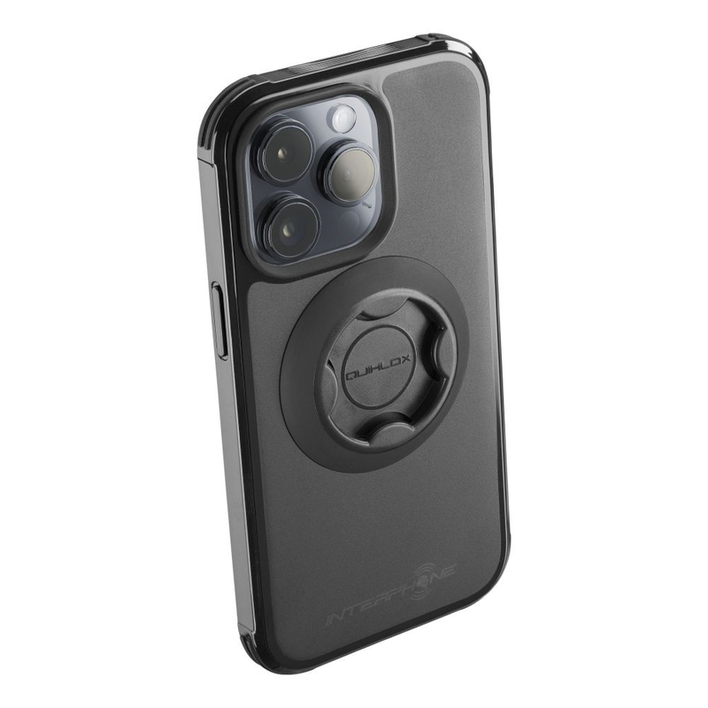 Защитен калъф Interphone QUIKLOX Tetraforce - Apple iPhone 15 Pro Max черен