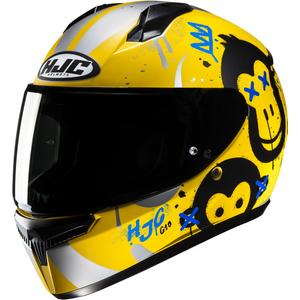 Детска интегрална каска HJC C10 Geti MC3SF жълта