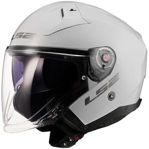 Отворена мотоциклетна каска LS2 OF603 Infinity II Solid White