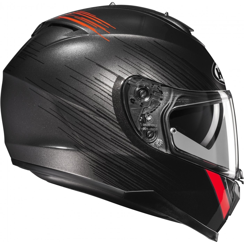 Интегрална мотоциклетна каска HJC C70N Sway MC1 червено-черна