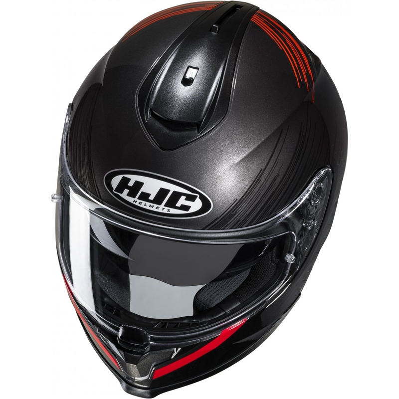 Интегрална мотоциклетна каска HJC C70N Sway MC1 червено-черна