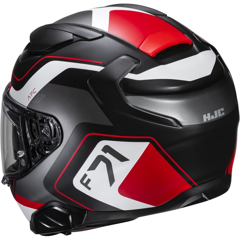 HJC F71 Arcan MC1SF черно-сиво-червена интегрална мотоциклетна каска