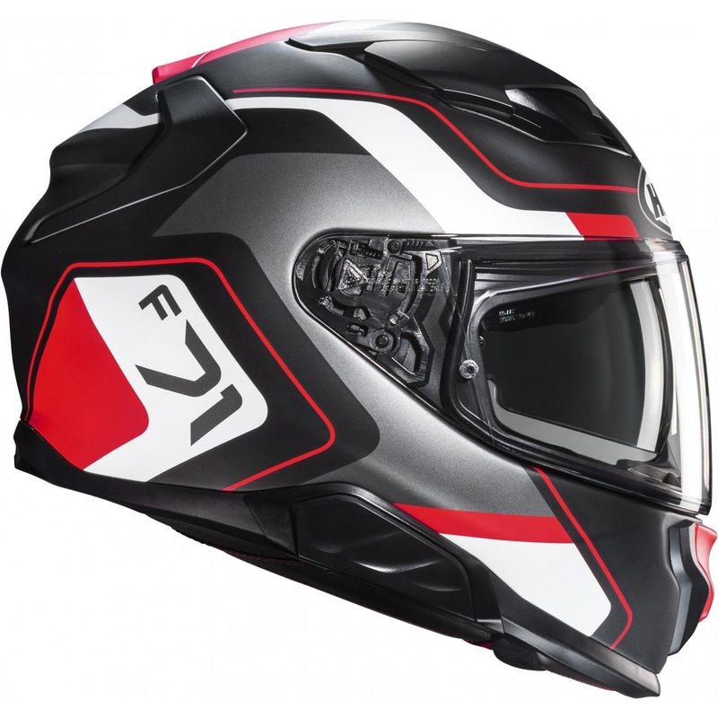 HJC F71 Arcan MC1SF черно-сиво-червена интегрална мотоциклетна каска