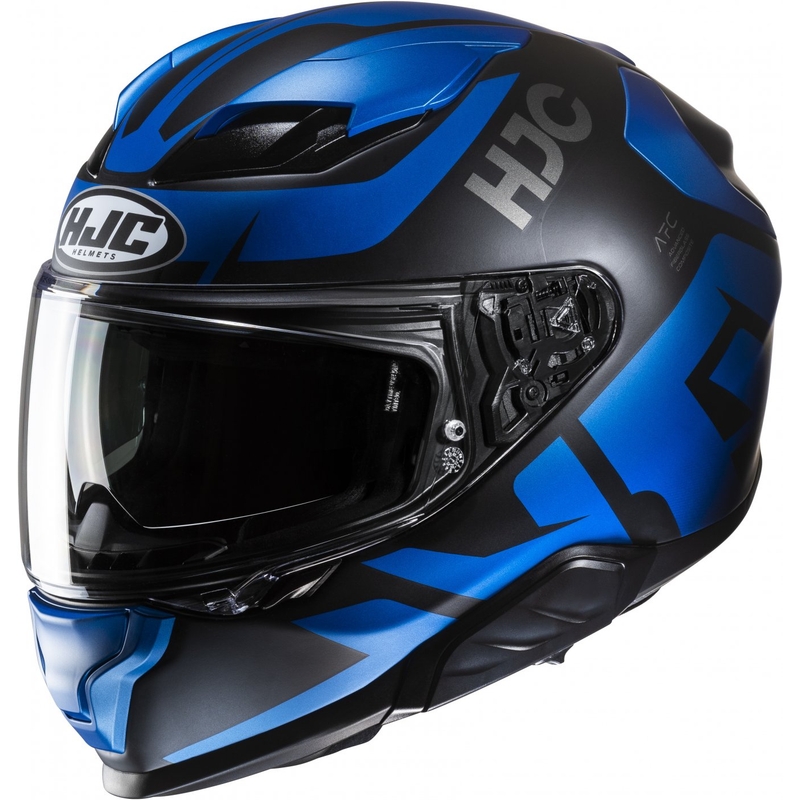 Интегрална мотоциклетна каска HJC F71 Bard MC2SF черно-синя