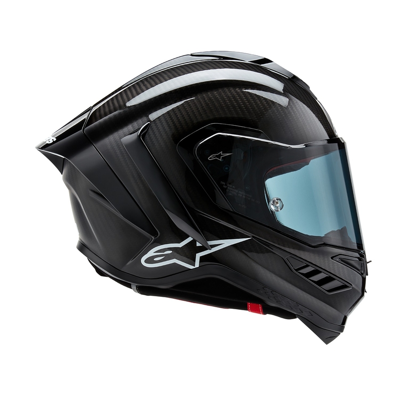 Мотоциклетна каска с пълно лице Alpinestars Supertech R-10 Solid въглеродно черно
