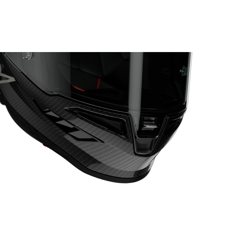 Мотоциклетна каска с пълно лице Alpinestars Supertech R-10 Solid въглеродно черно