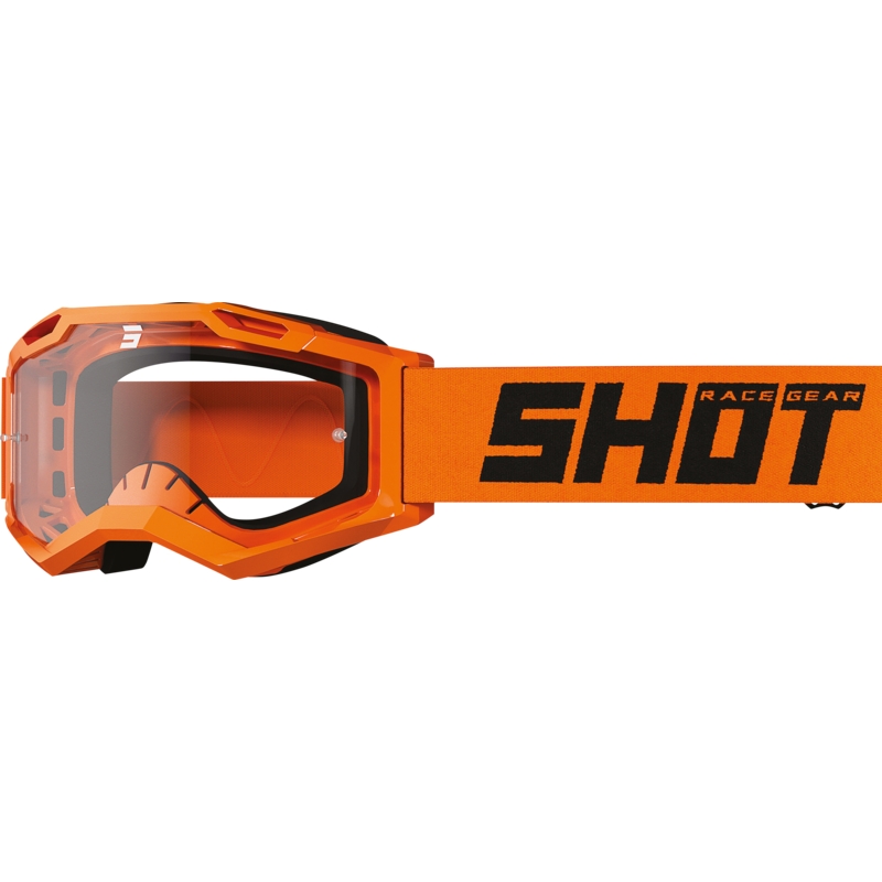 Детски очила за мотокрос Shot Rocket Kid 2.0 orange (прозрачен плексиглас)