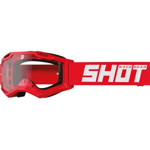 Детски очила за мотокрос Shot Rocket Kid 2.0 червени (прозрачен плексиглас)
