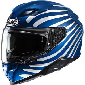 Интегрална мотоциклетна каска HJC F71 Zen MC2 бяло-синя
