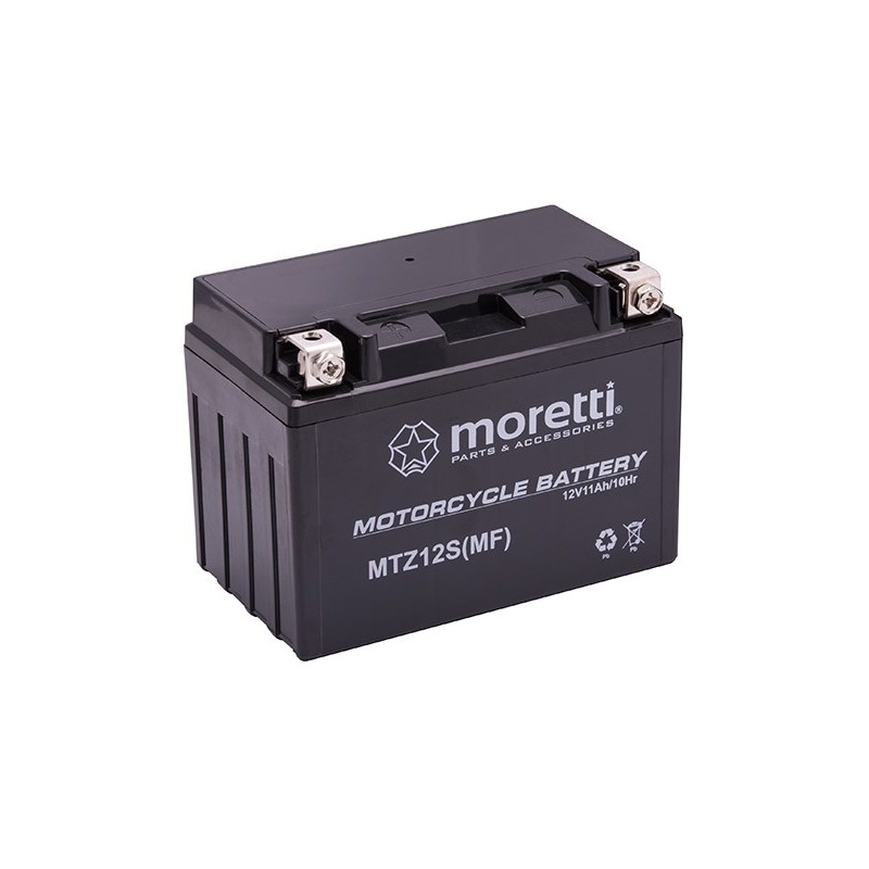 Неподдържана гел батерия Moretti MTZ12S, 12V 10Ah