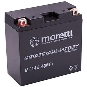 Гел-акумулатор без поддръжка Moretti MT14B-4, 12V 12Ah