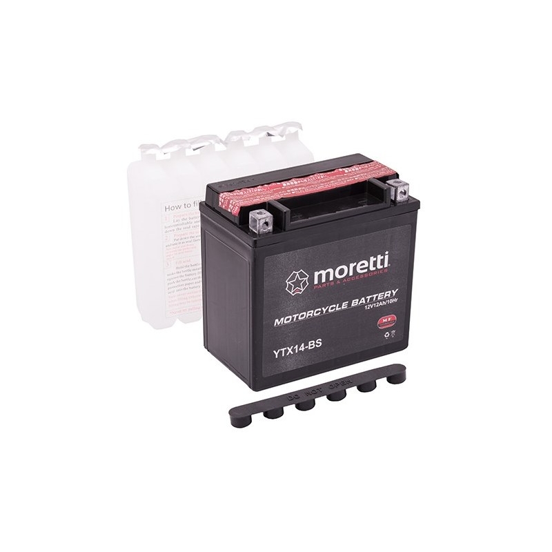 Bezúdržbová motocyklová baterie Moretti MTX14-BS (KOPIE)