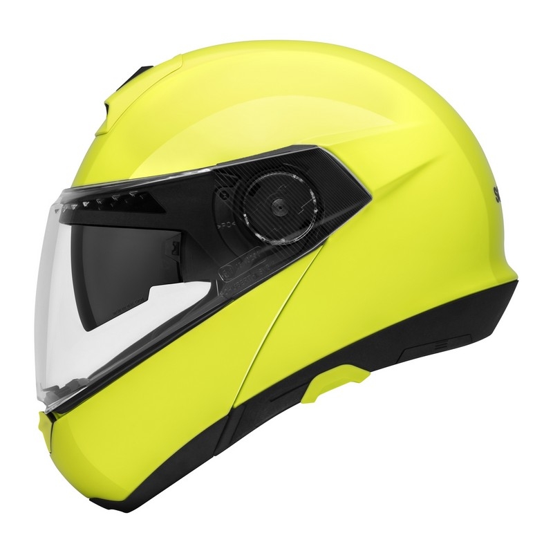 Vyklápěcí přilba na motorku Schuberth C4 fluo žlutá výprodej