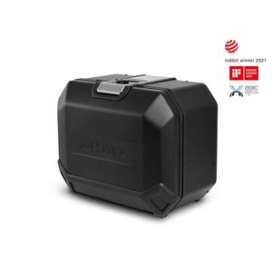 Kompletní sada černých hliníkových kufrů SHAD TERRA BLACK , 55L topcase 36L/47L boční kufry, včetně montážní sady a plotny SHAD CF Moto 800MT