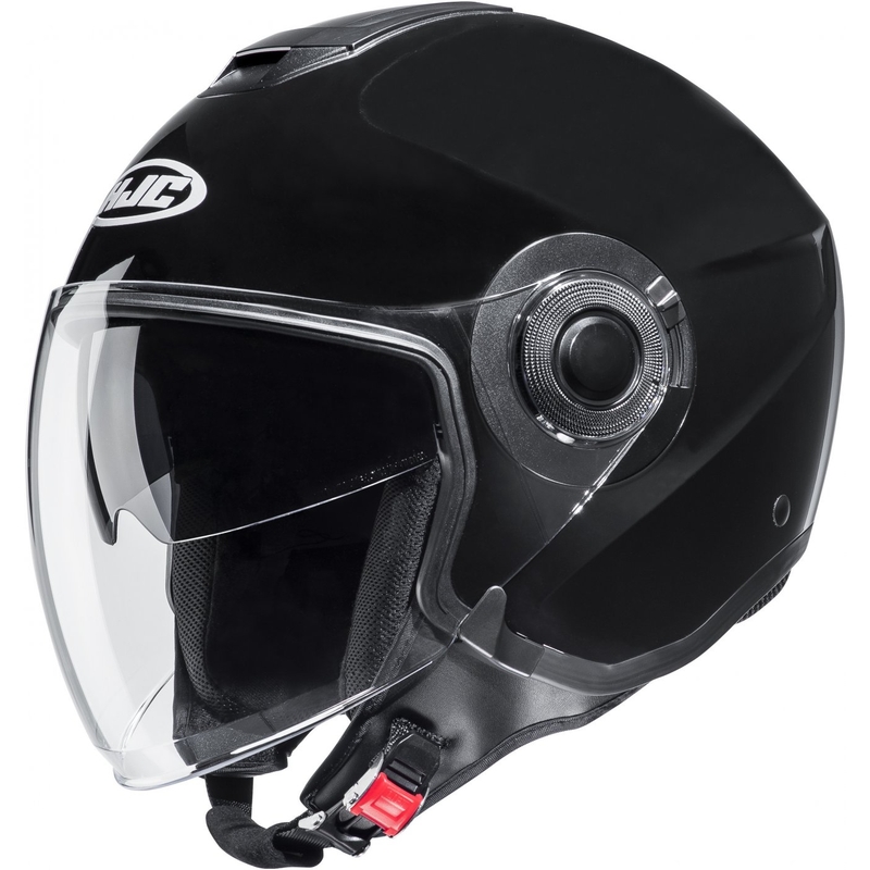 HJC i40N Solid Metallic Black Open мотоциклетна каска
