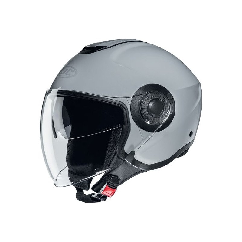 Отворена мотоциклетна каска HJC i40N Solid grey