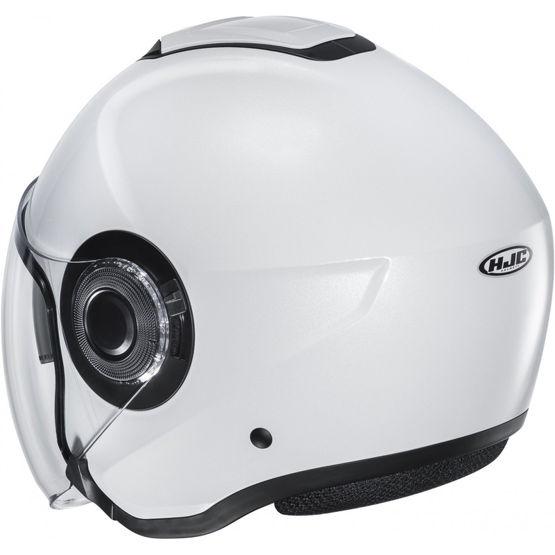 Отворена мотоциклетна каска HJC i40N Solid pearl white