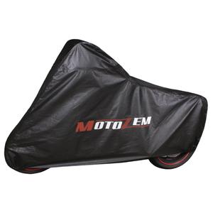 Брезент за гараж за мотоциклет MotoZem - черен