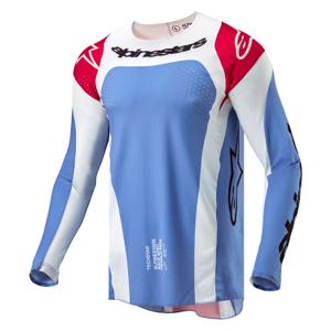 Alpinestars Techstar Ocuri трико за мотокрос синьо-бяло-червено