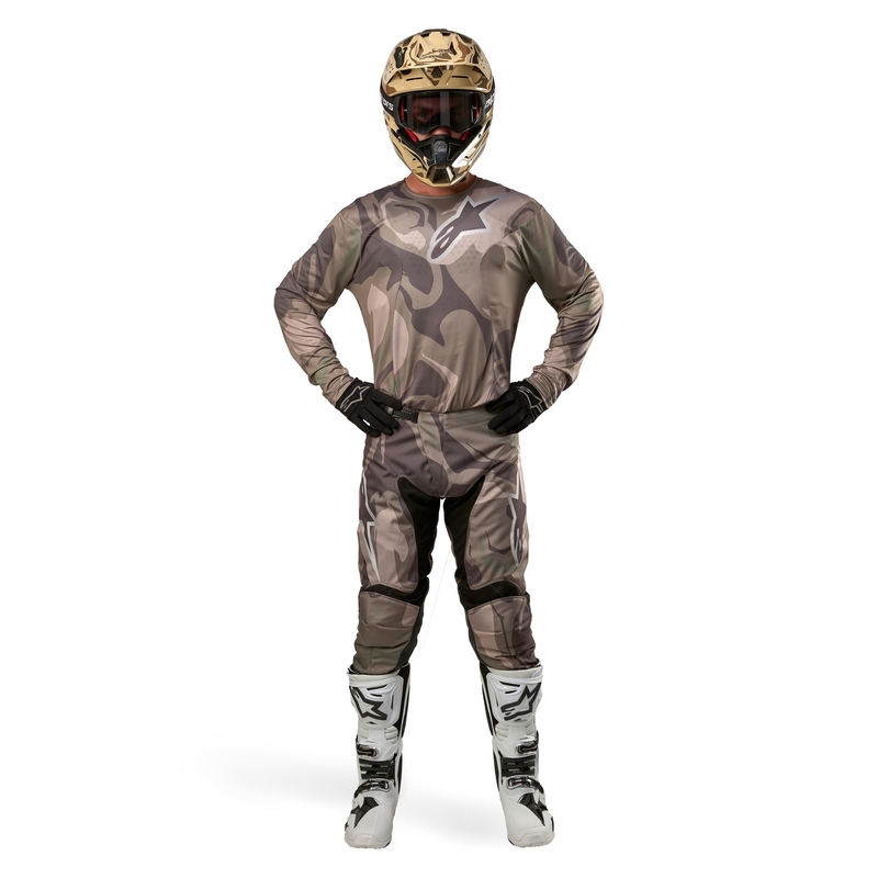 Alpinestars Racer Tactical панталон за мотокрос зелен камуфлажно-кафяв
